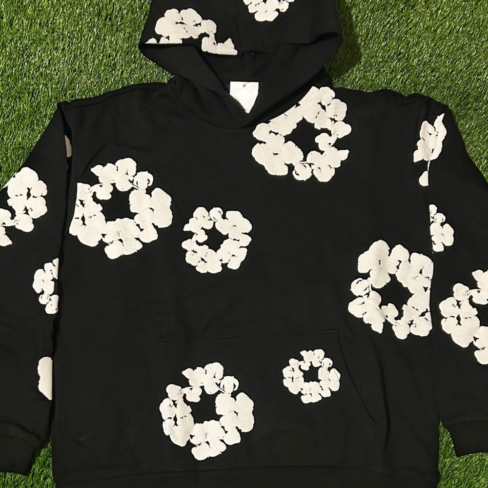 Black Denim Tears Hoodie